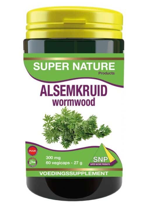 Alsemkruid wormwood 300mg puur 60 capsules SNP
