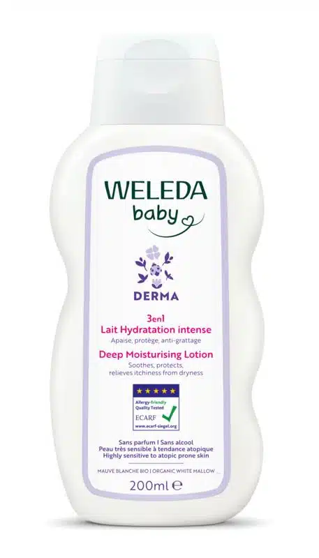 Baby derma 3 in 1 bodylotion 200 ml Weleda