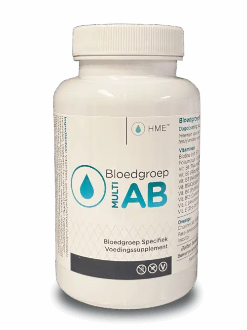 Bloedgroep multi AB 120 capsules HME