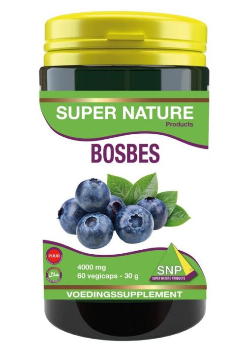 Bosbes extra forte 4000 mg puur 60 capsules SNP
