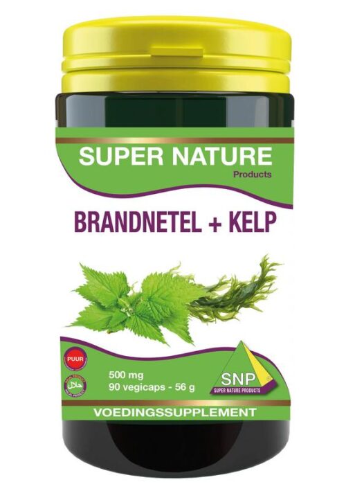 Brandnetel kelp 500 mg puur 90 capsules SNP