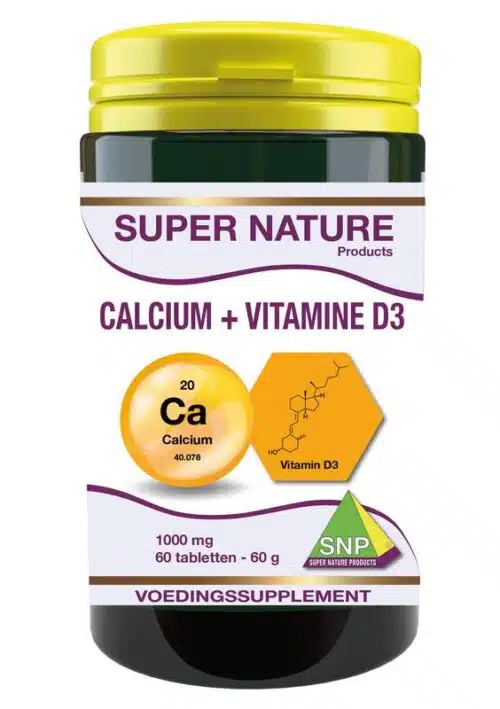 Calcium vitamine D3 1000 mg 60 tabletten SNP