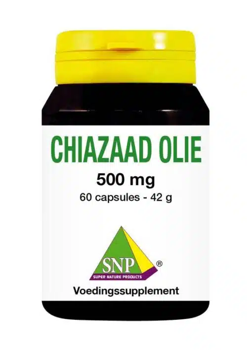 Chiazaad olie 500 mg 60 capsules SNP