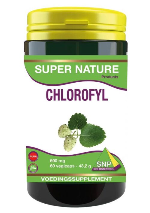 Chlorofyl 600 mg puur 60 capsules SNP