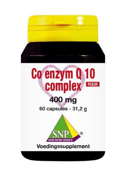 Co enzym Q10 complex 400 mg puur 60 capsules SNP