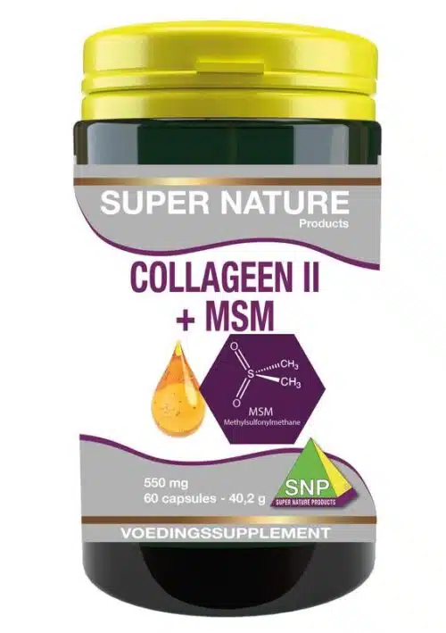 Collageen II MSM 60 capsules SNP