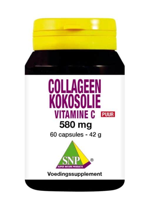 Collageen kokosolie vitamine C puur 60 capsules SNP