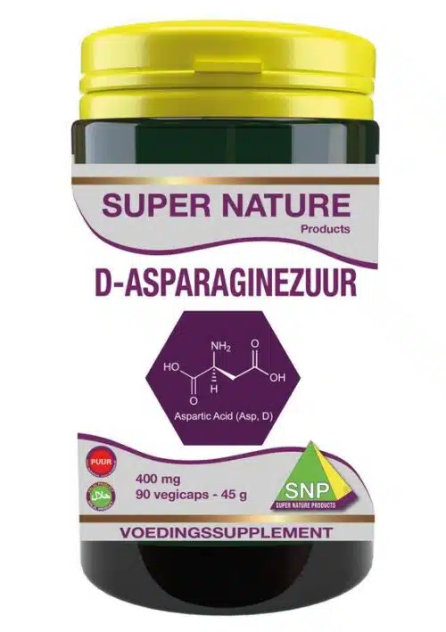 D Asparaginezuur 400 mg puur 90 capsules SNP