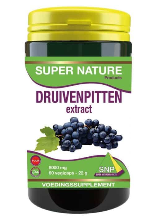 Druivenpitten zaad extract 8000 mg 60 capsules SNP