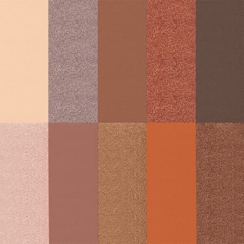 Eye Shadow Palette Touch of Bronze 17 g Make up Factory