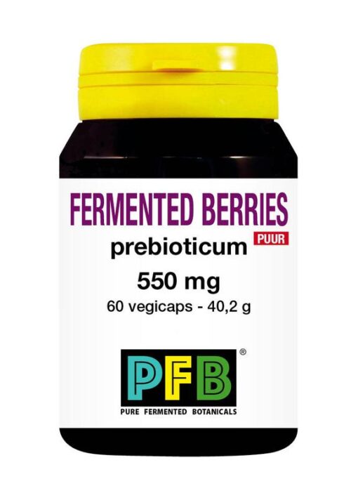 Fermented berries 550 mg puur 60 vegi-capsules SNP