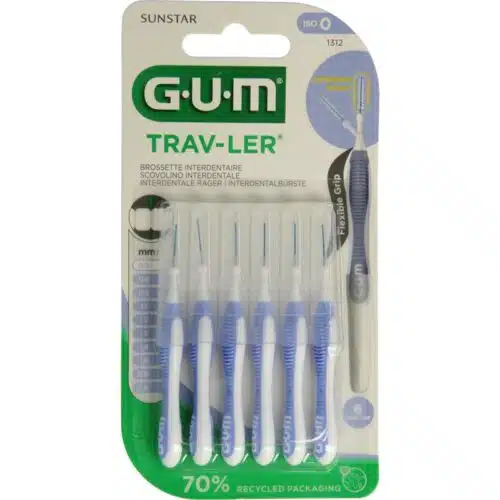 Trav-ler rager 0.6mm lavendel 6 stuks Gum