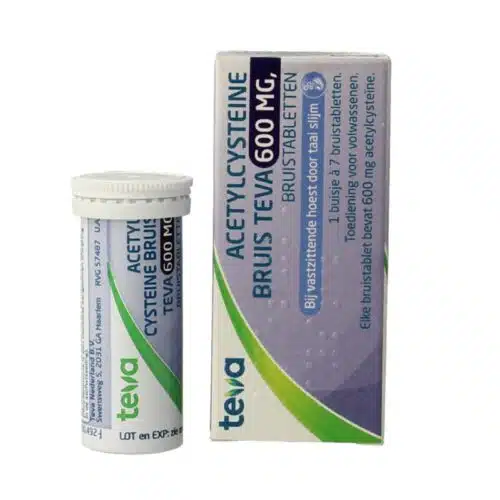 Acetylcysteine 600mg 7 bruistabletten Teva