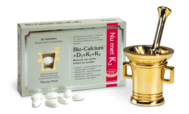 Bio calcium & D3 & K1 60 tabletten Pharmanord