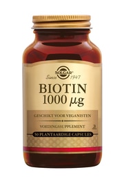 Biotin Biotin vit B8 1000 mcg 50 plantaardige capsules Solgar
