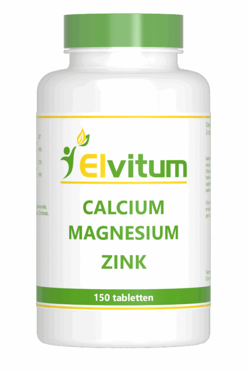 Calcium magnesium zink 150 tabletten Elvitaal/elvitum