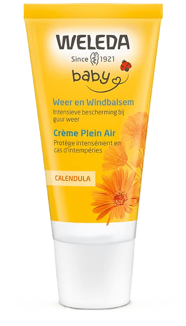 Calendula baby weer & wind balsem 30 ml Weleda