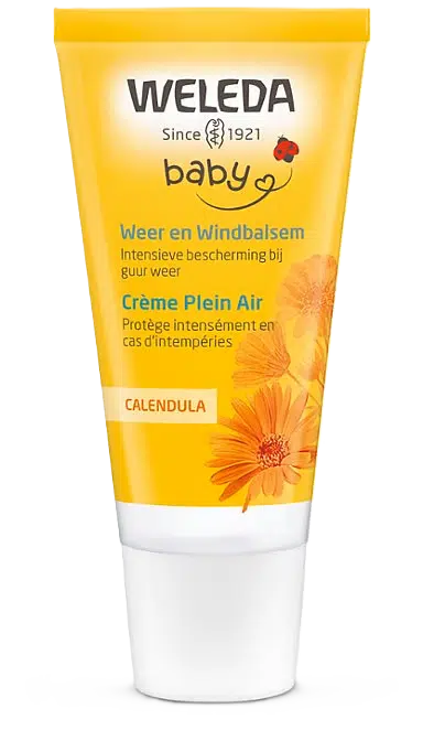 Calendula baby weer & wind balsem 30 ml Weleda