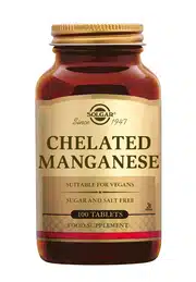 Chelated Manganese 100 tabletten Solgar