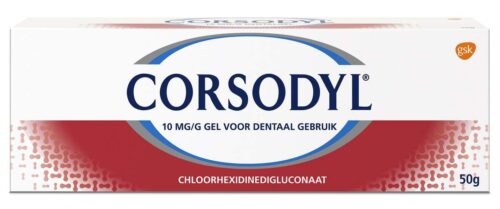 Corsodyl tandgel 1% 50 gram