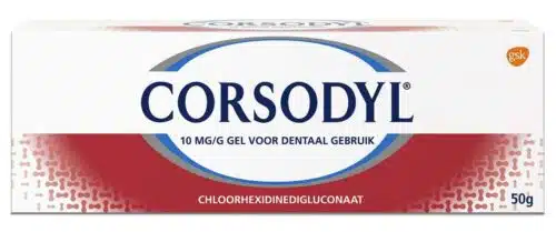 Corsodyl tandgel 1% 50 gram