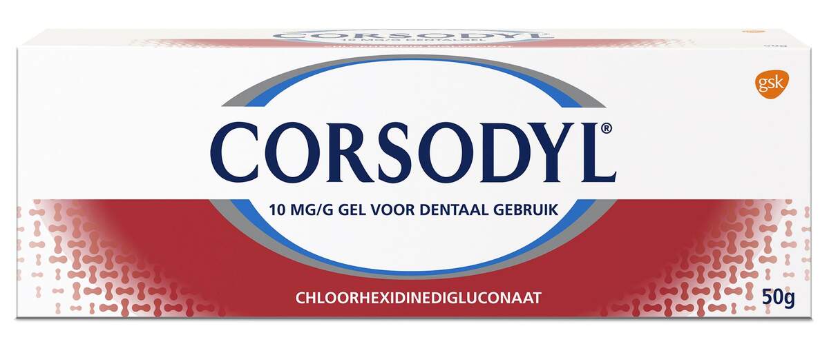 Corsodyl tandgel 1% 50 gram