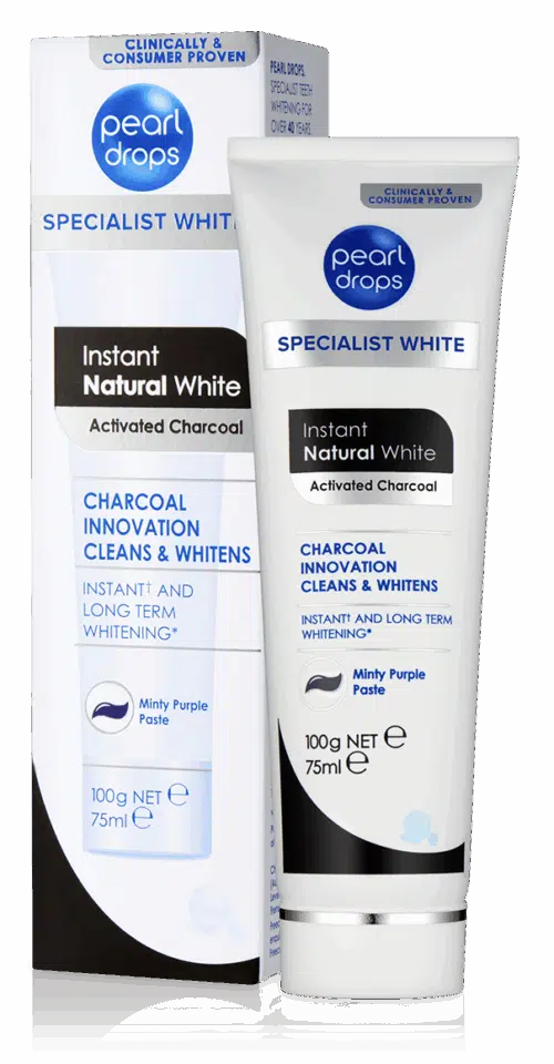 Instant Natural White tandpasta 50 ml Pearldrops