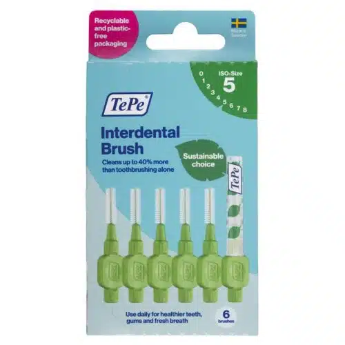 Interdentale rager 0.8 mm groen 6 stuks Tepe