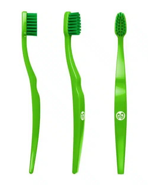 Kindertandenborstel groen 1 stuk Biobrush