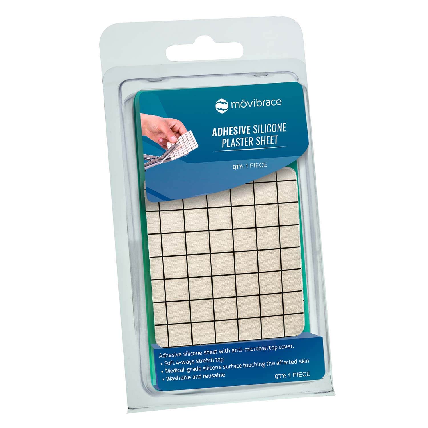 M312 SILICONEN VEL PLEISTER 1 stuk Movibrace