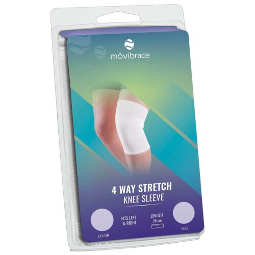 M45 Small KNIEBANDAGE WIT 1 stuk Movibrace