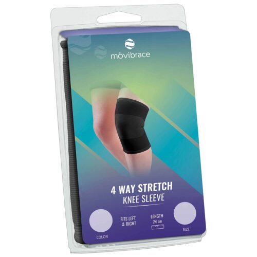 M45B Small KNIEBAND ZWART1 stuk Movibrace