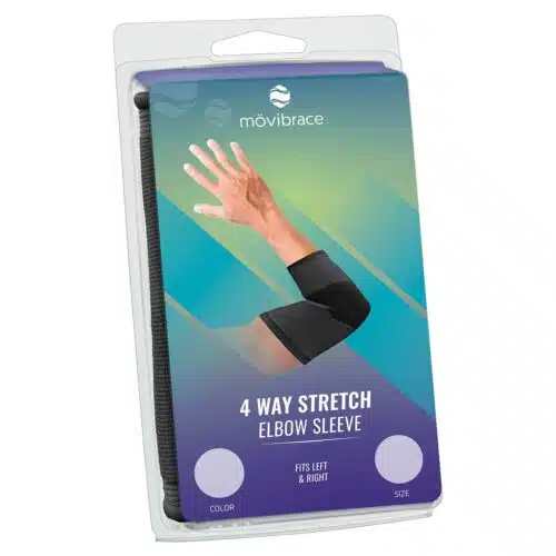 M95B XL ELLEBOOGBAND ZWART1stMovibrace