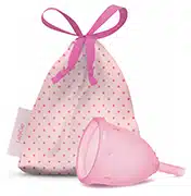 Menstruatie cup pink maat L 46 mm 1 stuks Ladycup