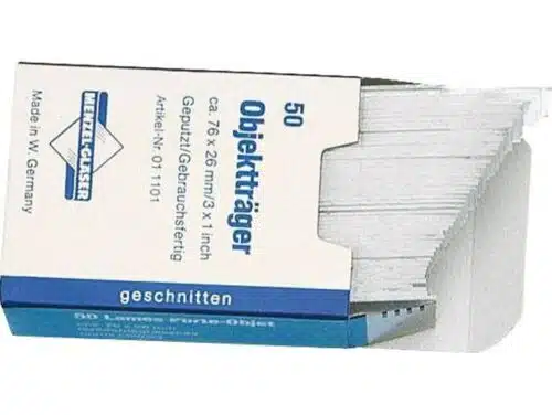 Objectglaasjes 76 x 26 mm zonder matrand 50 stuks Menzelglaser