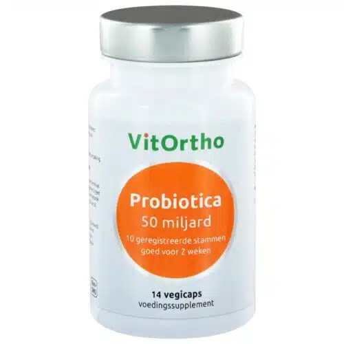Probiotica 50 miljard 14 vegi-caps Vitortho