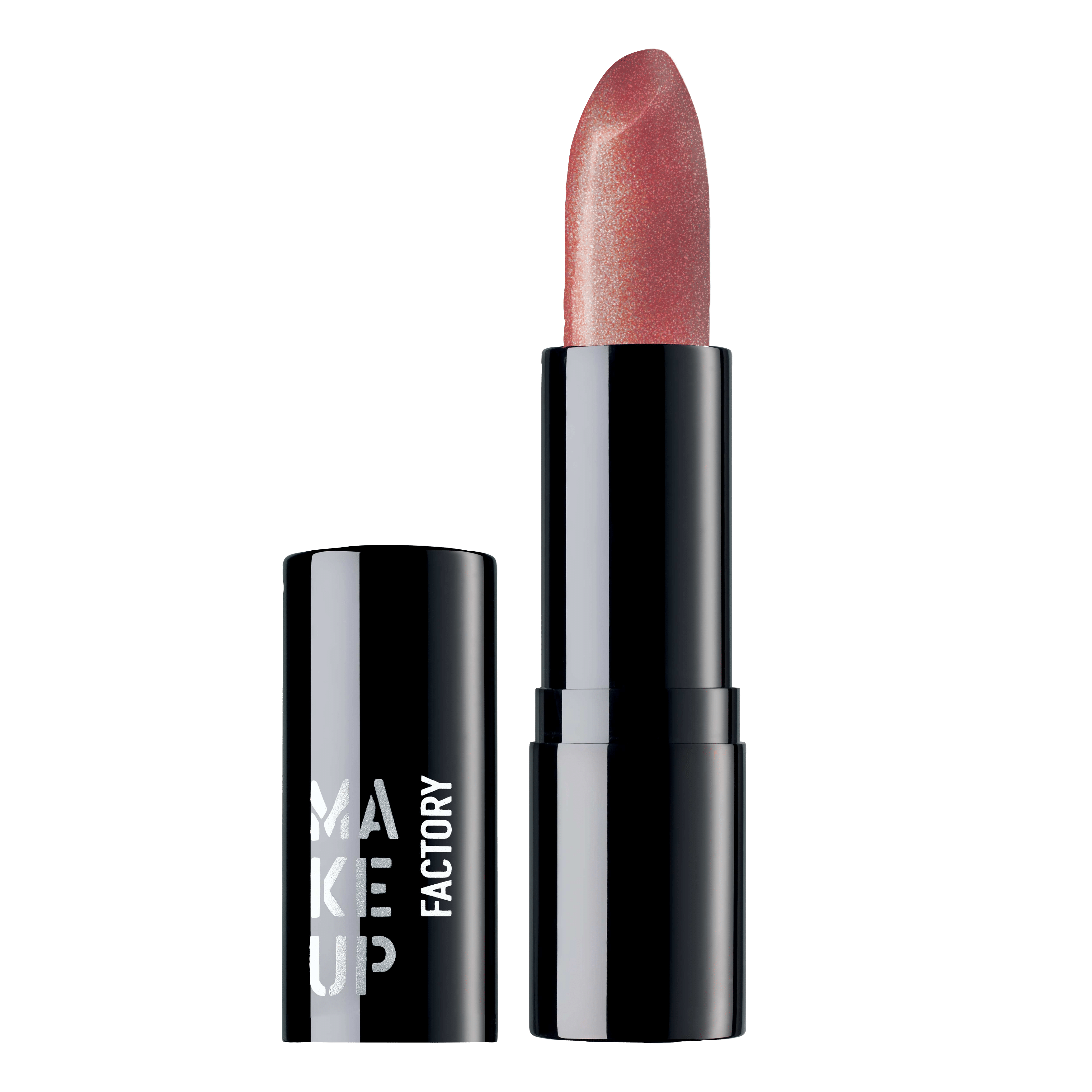 Shimmer Lip Stick 08 Glam Apricot 4 g Make up Factory