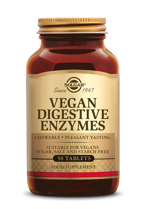 Vegan Digestive Enzymes 50 kauwtabletten Solgar