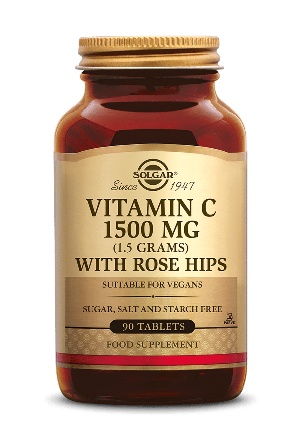 Vitamin C with Rose Hips 1500 mg 90 tabletten Solgar