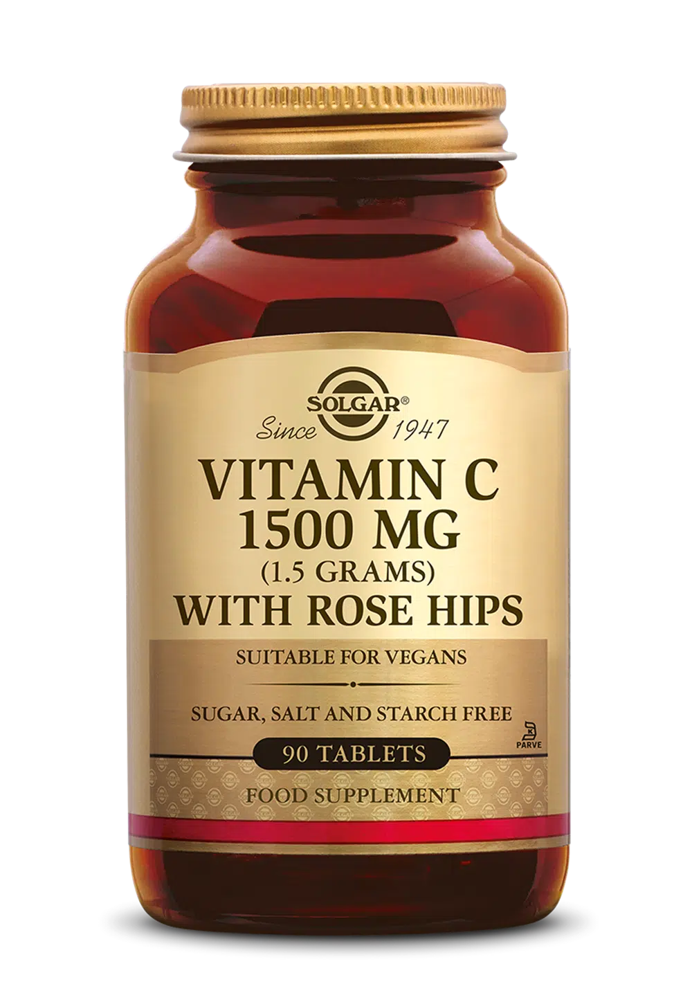 Vitamin C with Rose Hips 1500 mg 90 tabletten Solgar