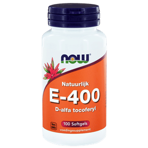 Vitamine E-400 d-alfa tocoferyl 100 softgels NOW