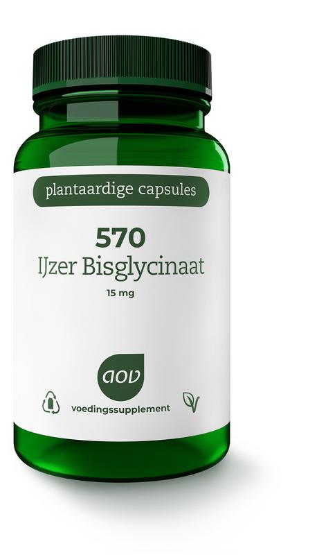 570 IJzer bisglycinaat 15 mg 90 vegicapsules AOV