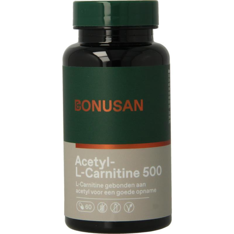Acetyl L carnitine 500 60 vegicaps Bonusan