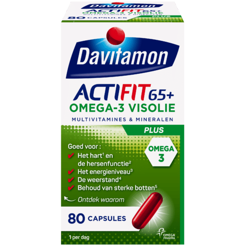 Actifit 65+ omega 3 80 capules Davitamon