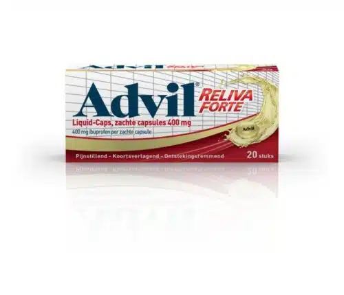 Advil reliva liquid 400 mg 20 capsules