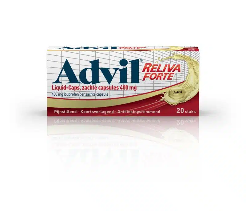 Advil reliva liquid 400 mg 20 capsules