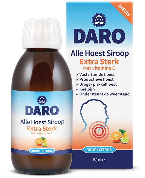 Alle hoest siroop extra sterk 150 ml Daro