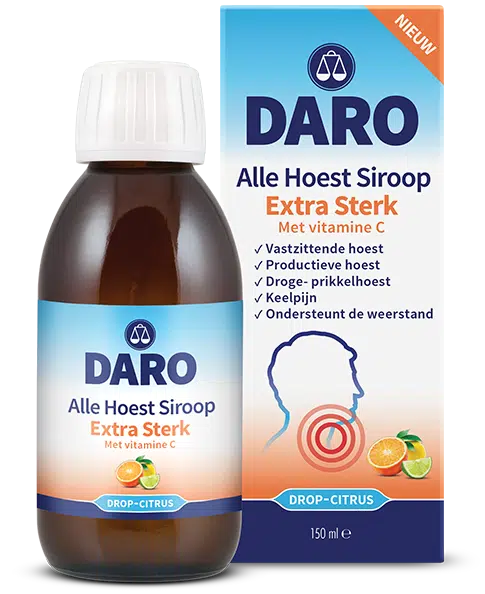 Alle hoest siroop extra sterk 150 ml Daro