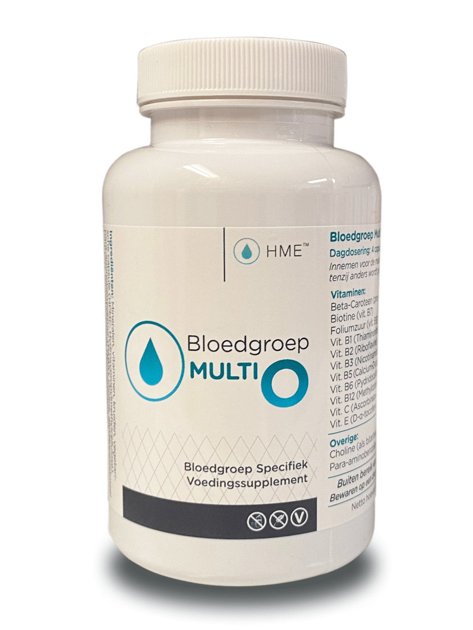 Bloedgroep multi O 120 capsules HME