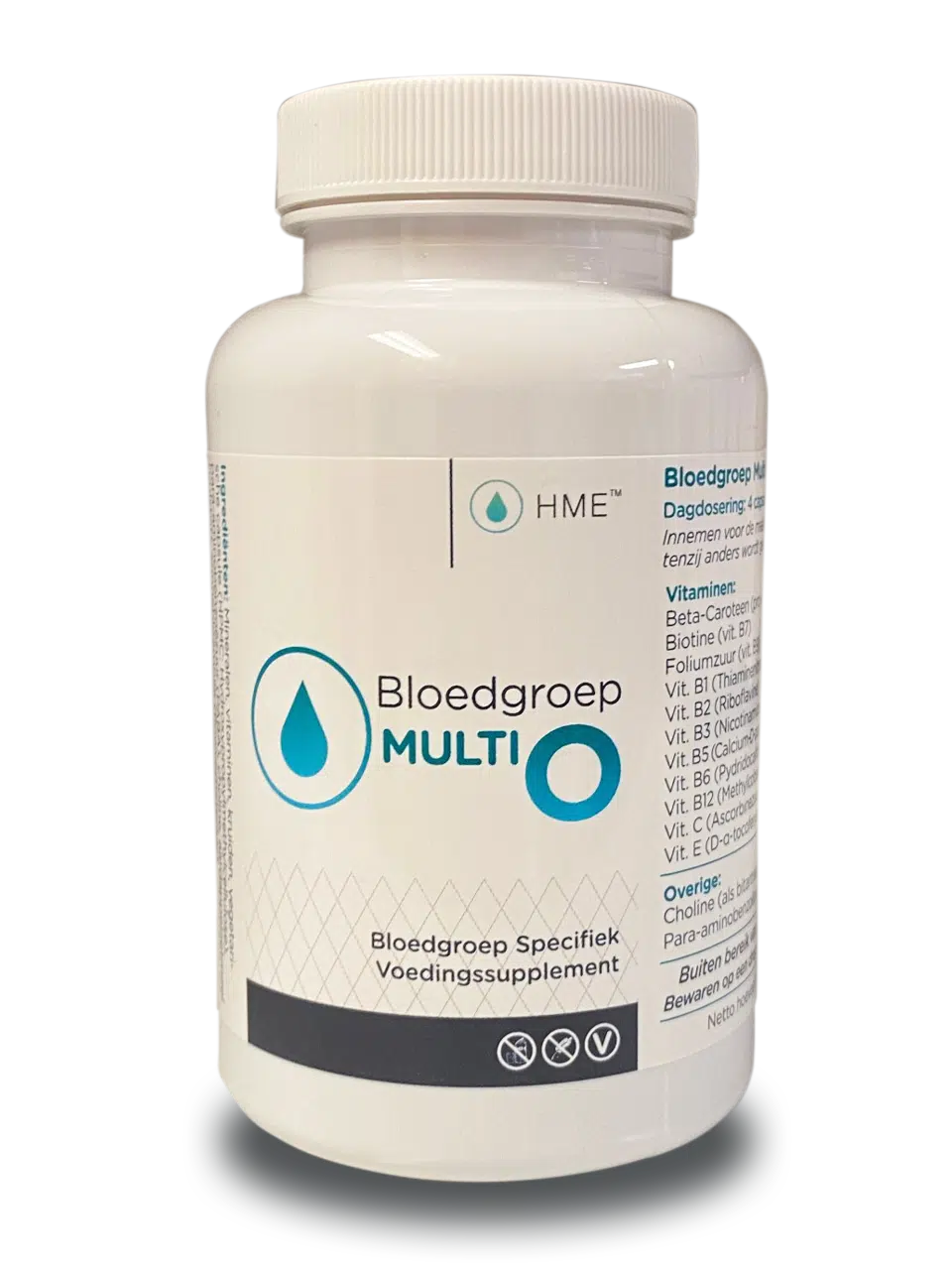 Bloedgroep multi O 120 capsules HME